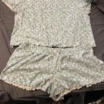 Hill House Nina Pajama Set 2XL leafy/vines print Green Size 2X Photo 0