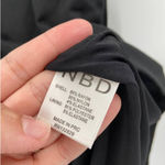 NBD Revolve Black Roni Mini Dress V Neck Size S Photo 4