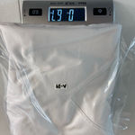 Reebok NWOT women’s solid white v-neck active athletic short sleeve shirt large Photo 5