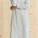 Jenni Kayne  Capri Caftan Dress in Navy Stripe Size S LIKE NEW Photo 0