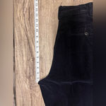 Free People  black velvet baggy pants size 4‎ NWT Photo 4