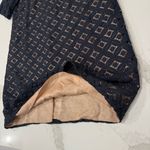 Anna Sui  x Anthropologie Lace Overlay Illusion Shift Dress Women’s 4 Black/Nude Photo 3