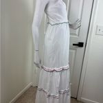 Loft RAINBOW RUFFLE STRAPPY TIERED MAXI DRESS Large #142 Photo 6