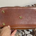 Dooney & Bourke Vintage Cream and Brown Satchel Photo 3