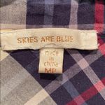 Skies Are Blue Charlene plaid button up  Petites Photo 2