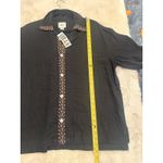 BDG ‎ Urban Linen Souvenir Button-Down Shirt Black Size L Photo 4