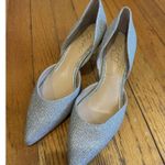 Badgley Mischka Jewel Dotty Glitter D’orsay Kitten Heel Size 5 EUC Photo 8