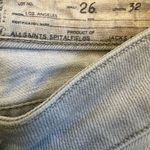 ALL SAINTS SOLID GRAY JEAN SHORTS SIZE 26 (S3) Photo 3