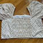 Lilly Pulitzer YARA SKIRT SET MERMAID TAIL METALLIC EYELET Sand Bar Cotton Sz 14 Photo 8