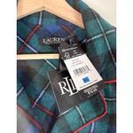RRL Lauren Ralph Lauren Plaid Flannel Pajama Shirt Top only Embroidered Logo XL Photo 3