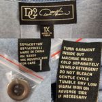 DG2 Diane Gilman SoftCell Denim Lightweight Jacket Shacket Blouse Shirt Leaf 1X Blue Photo 1