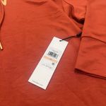 Calvin Klein  Women's Oversized Orange Drawstring Pullover Hoodie 2X NWT Photo 3