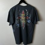 Urban Outfitters 2010 Hope Biker Sunday T Shirt Gray Large L Motorcycle Graphic Tee 50/50 Solid Photo 13