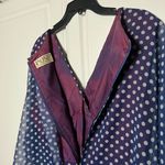 American Vintage Vintage 1970s Posh by Jay Anderson Sheer Polka Dot Flutter Sleeve Maxi Dress Photo 13