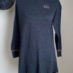Laura Ashley  "BOO" Grey Long Sleeve Pajama Top, Size Large Photo 0