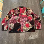 Chico's Vintage  Design Silk Blend Patchwork Floral Jacket Women's Size 1 Photo 12