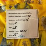 Mac Duggal Floral Chiffon Dress with Deep V-Neck Ruffle Tiered Skirt Size 8 NWT Photo 5