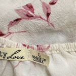 Liberty Love  Cream and Pink Floral Blouse Photo 9