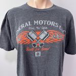 Savvy General Motors  Flint Michigan Built for Speed Gray T-shirt Large Photo 1