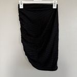 Bailey 44 Womens Black Asymmetric Side Ruched Mini Skirt Size XS Photo 1