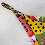 NEW It’s now cool String Bikini Bottom cheeky‎ thong in Tropicool, size M Green Size M Photo 8