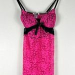 Linea Donatella  Pink Lace Babydoll Dress Photo 0