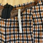 Free People Plaid Jumpsuit in Black and Tan Photo 8