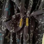 Paloma Blue “Eclipse” star print silk crepe de chine navy sleeveless jumpsuit Photo 6