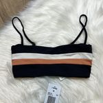 l*space L* Rebel Stripe Bikini Top. Size XSmall. New With Tags. Photo 4