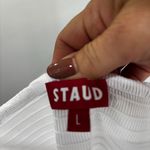 STAUD Landry Maxi Dress White Size L Photo 7