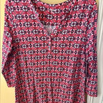 kim rogers NWT, Pink Paisley Shirt size Medium Photo 0