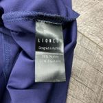 LIONESS Spectate Tee Top Size S Blue and Yellow V Neck Short Sleeve Shirt Photo 3