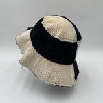 BDG Patchwork Corduroy Bucket Hat Black/White Adult Juniors Casual Photo 3