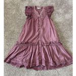 Sea NY Heart Quilt Petal Sleeve Tiered Dress size S Pink Photo 12