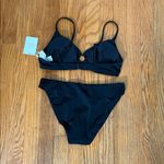 ANDIE Bonita Bikini Set Black size S NWT/NWOT Swimsuit Minimalist Photo 1