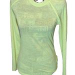Grey's Anatomy  - neon yellow long sleeve tee size small Photo 0