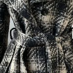 DKNY Plaid Belted Trench Coat Photo 1