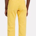 Mother Superior Jeans The Scrapper Cuff Ankle Fray in Golden Yellow Size 24 Photo 6