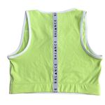 Balance Athletica Vitality Women’s M Isotope Zip Front Crop Top Sports Bra Neon Photo 2