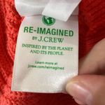 J.Crew chunky V-neck cotton cashmere blend cardigan sweater in poppy size XXS Photo 13