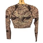 WET Zebra Stripe Long Sleeve Swim Shirt nwt Black Size XS Photo 3