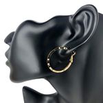 Apt. 9 Gold Hammered Hoop Earrings Photo 0