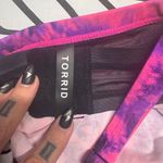 Torrid  Pink and Purple Tie Dye Peplum Bikini Top- 3 Photo 6