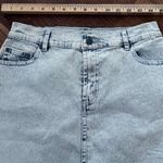 DG2 Diane Gilman Denim Mini Skirt Women 4 Light Wash A Photo 3