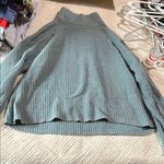 Zyia Women's Ribbed Turtleneck Sweater - Blue Photo 0