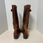 Nicole Leather Side Zip Riding Boots Size 6 Photo 3