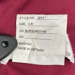 Dessy Collection Shirred Sleeveless Draped Chiffon Maxi Dress Gown: Burgundy Size 4 Photo 13