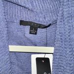 Cyrus BLUE RIBBED SOFT STRETCH STRETCH VERSATILE CARDIGAN LARGE Photo 3