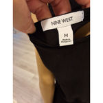 Nine West New Women's Size M Black Rouching On Skirt Sleeveless Dress Photo 3