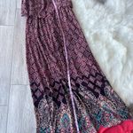 Xhilaration Pink and Black Patterned Maxi Dress Photo 3